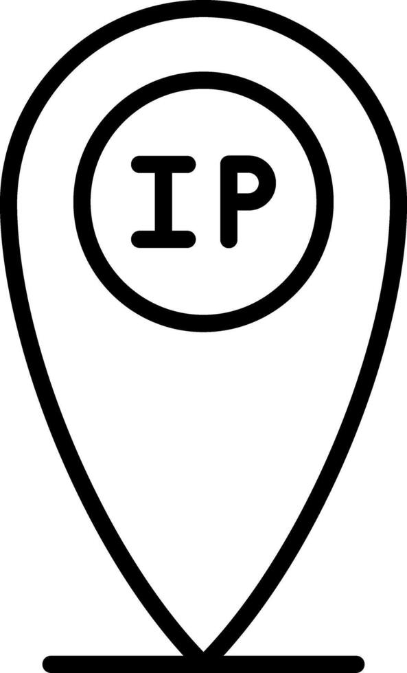 Ip Address Icon Design Symbol vector