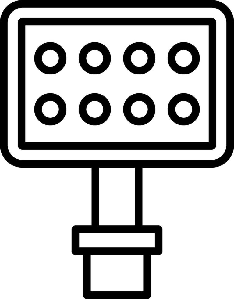 Lights Icon Design Symbol vector