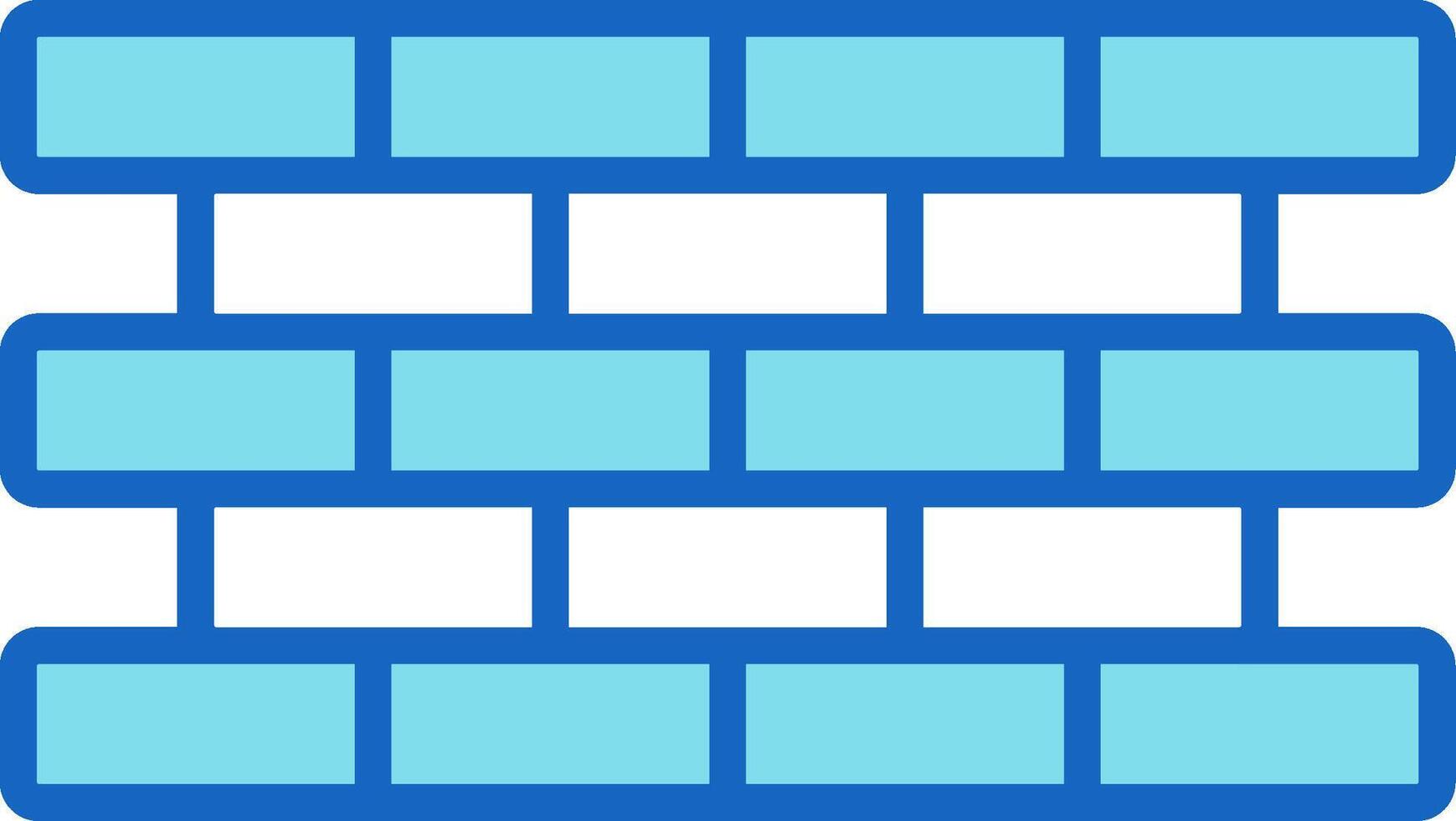 Brick Wall Icon Design Symbol vector