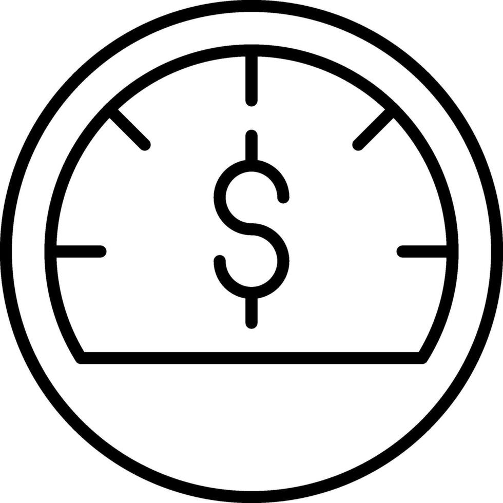 Speedometer Icon Design Symbol vector