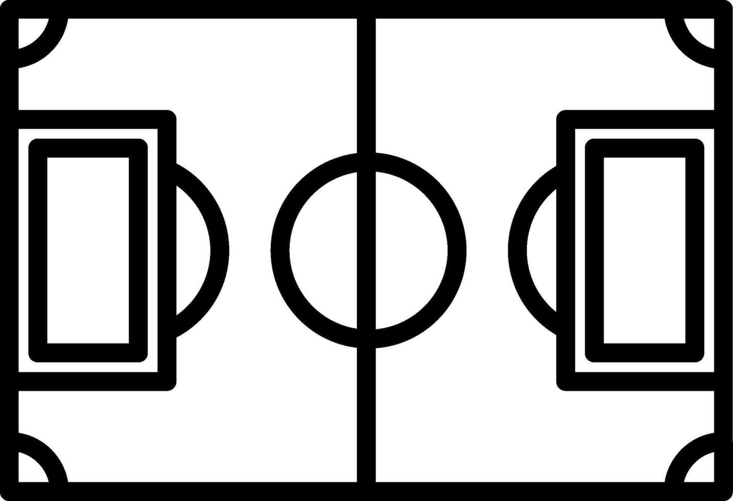 Football Field Icon Design Symbol vector