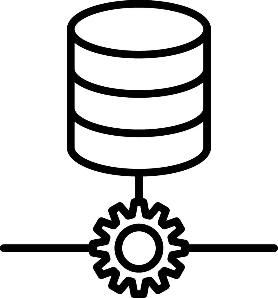 Big Data Icon Design Symbol vector