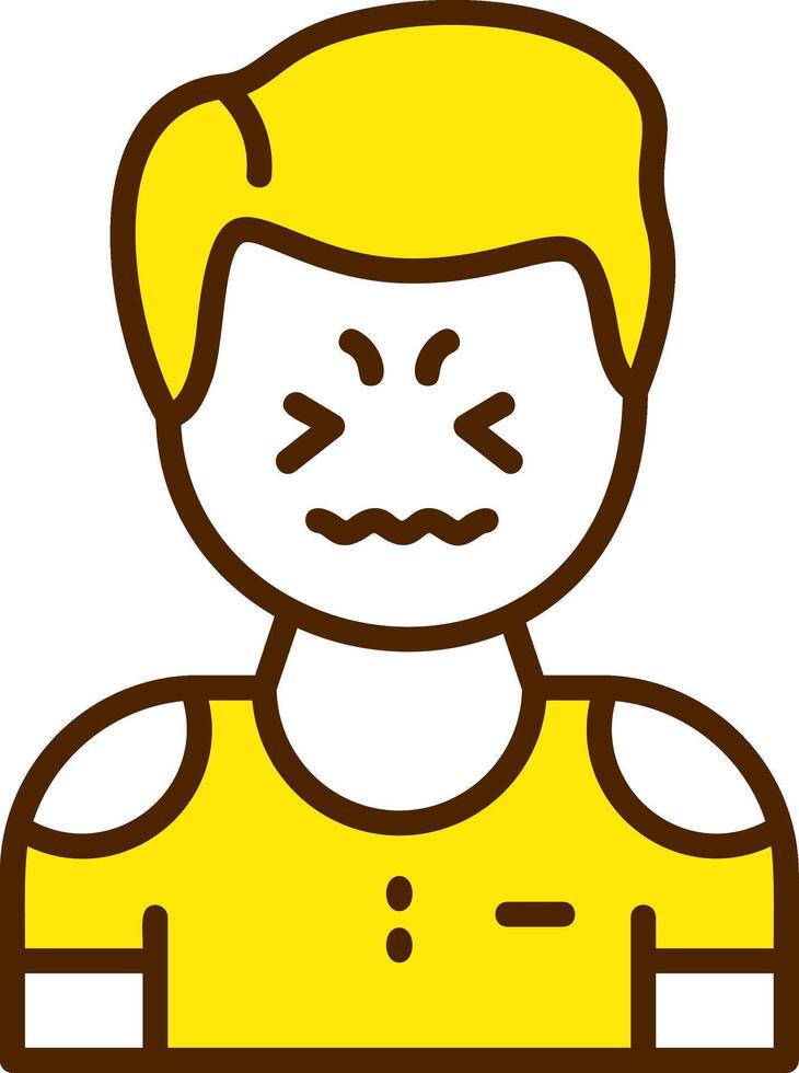 Frustration Icon Design Symbol vector