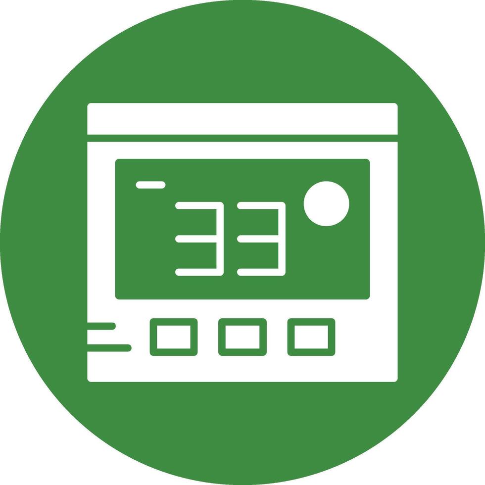 Thermostat Icon Design vector