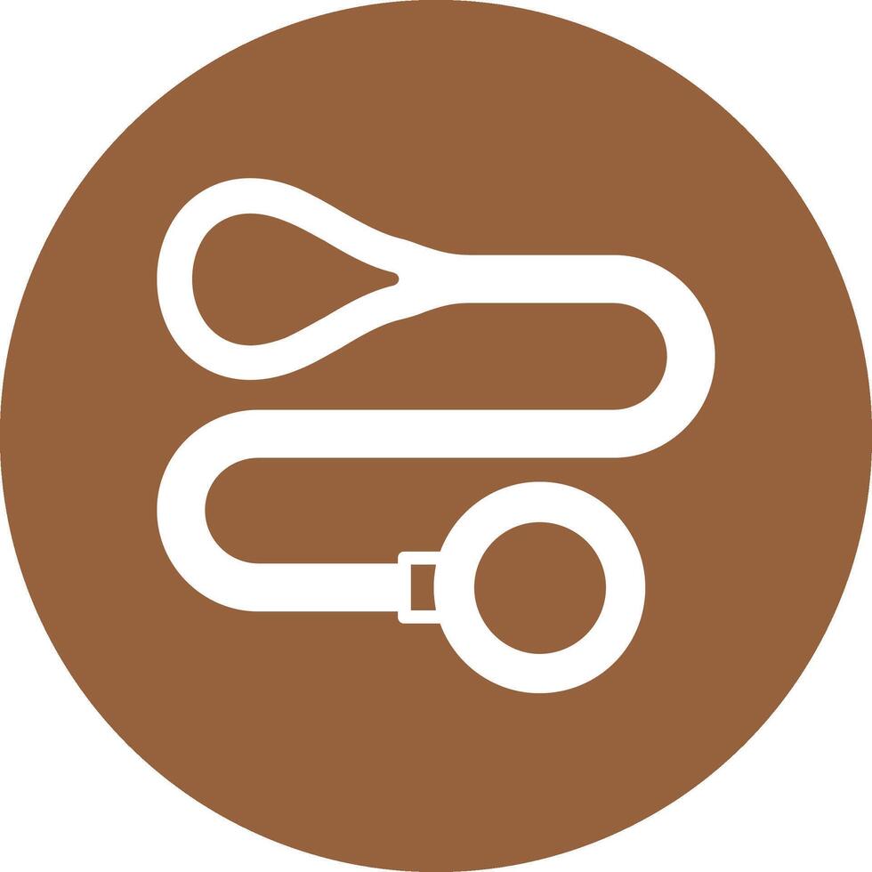 Dog leash Icon Design vector
