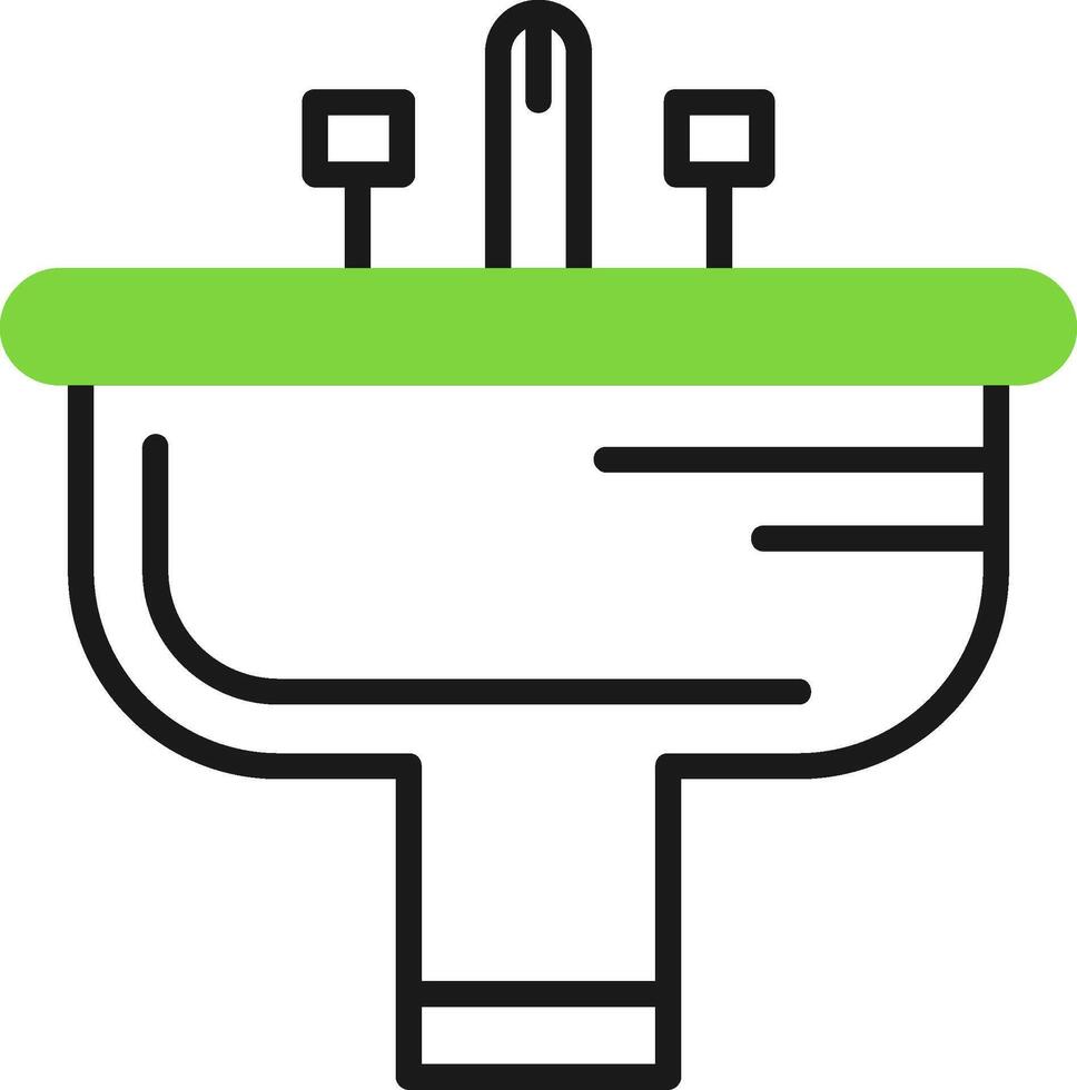 Bathroom sink Icon Design vector