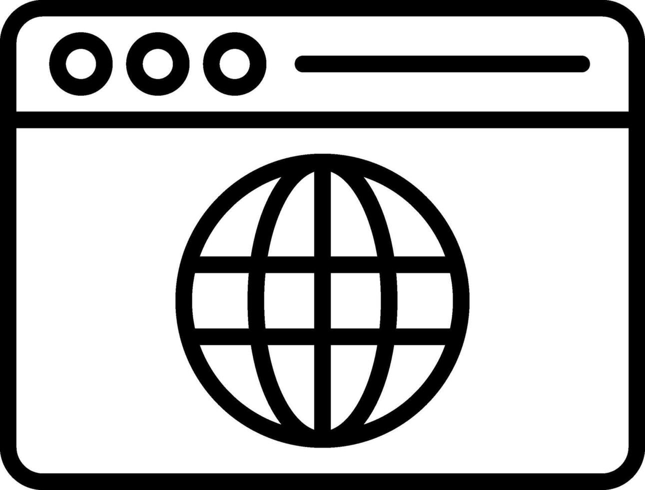 Browser Icon Design Symbol vector