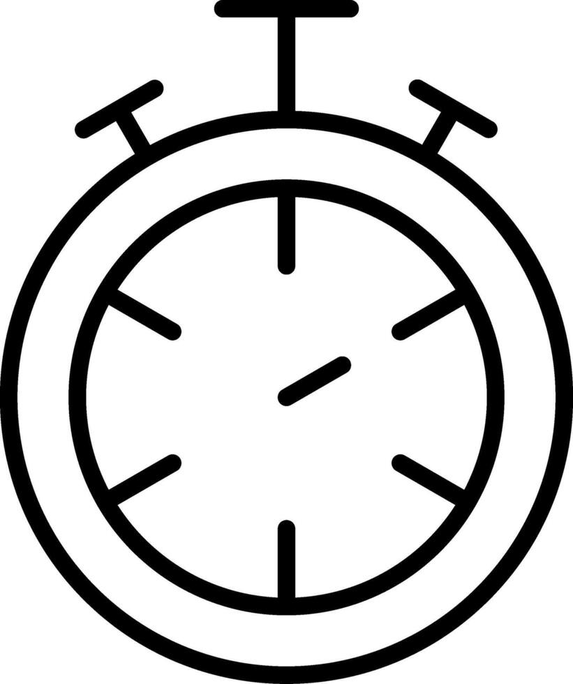 Stopwatch Icon Design Symbol vector