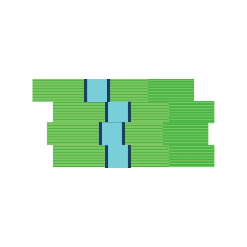 Stacks of money icon. Flat illustration of stacks of money icon for web design. Money icon isolated on white background for your web and mobile app design, Money logo concept vector