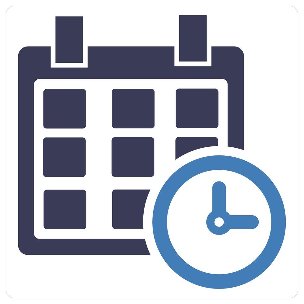 Schedule and appointment icon concept vector