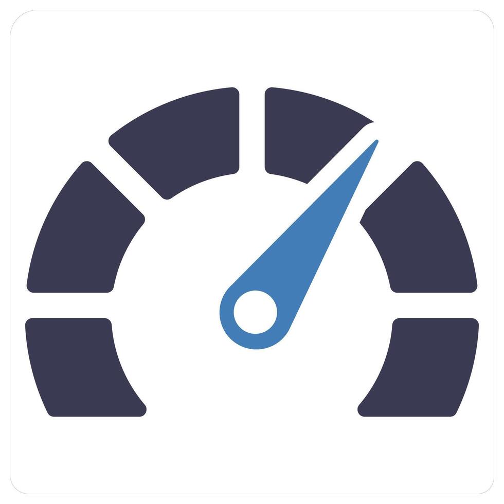 Speedometer and dashboard icon concept vector