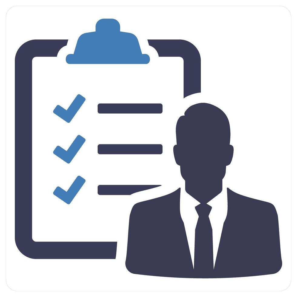 Checklist and approve icon concept vector