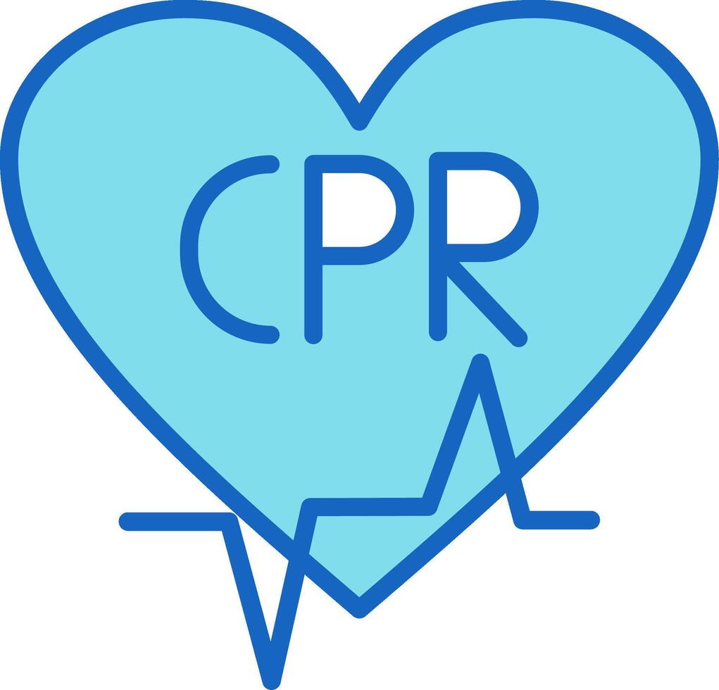 CPR Icon Design Symbol vector