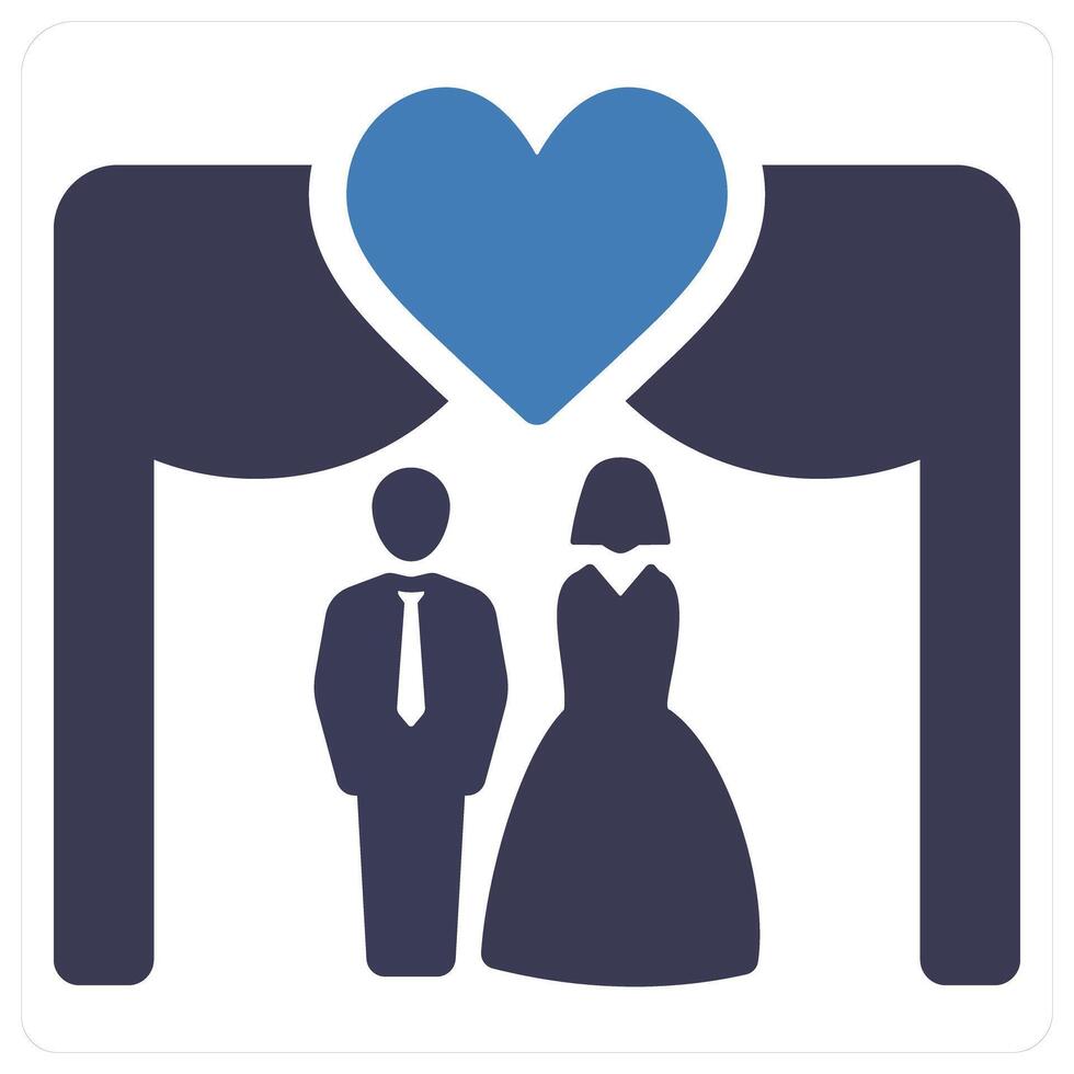 Wedding and party icon concept vector
