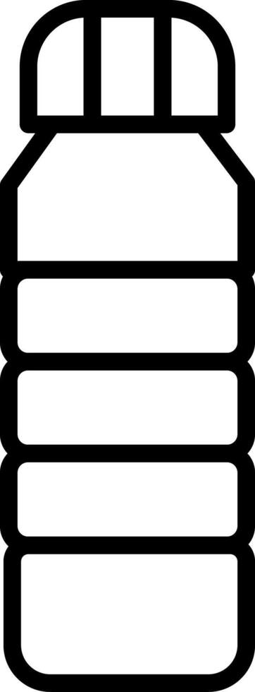 A black and white icon of a container vector