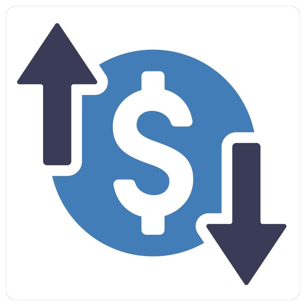 Profit and Loss icon concept vector