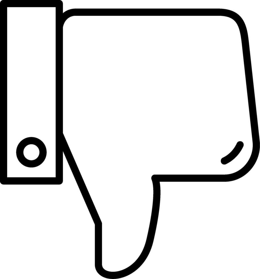 Thumbs Down Icon Design Symbol vector