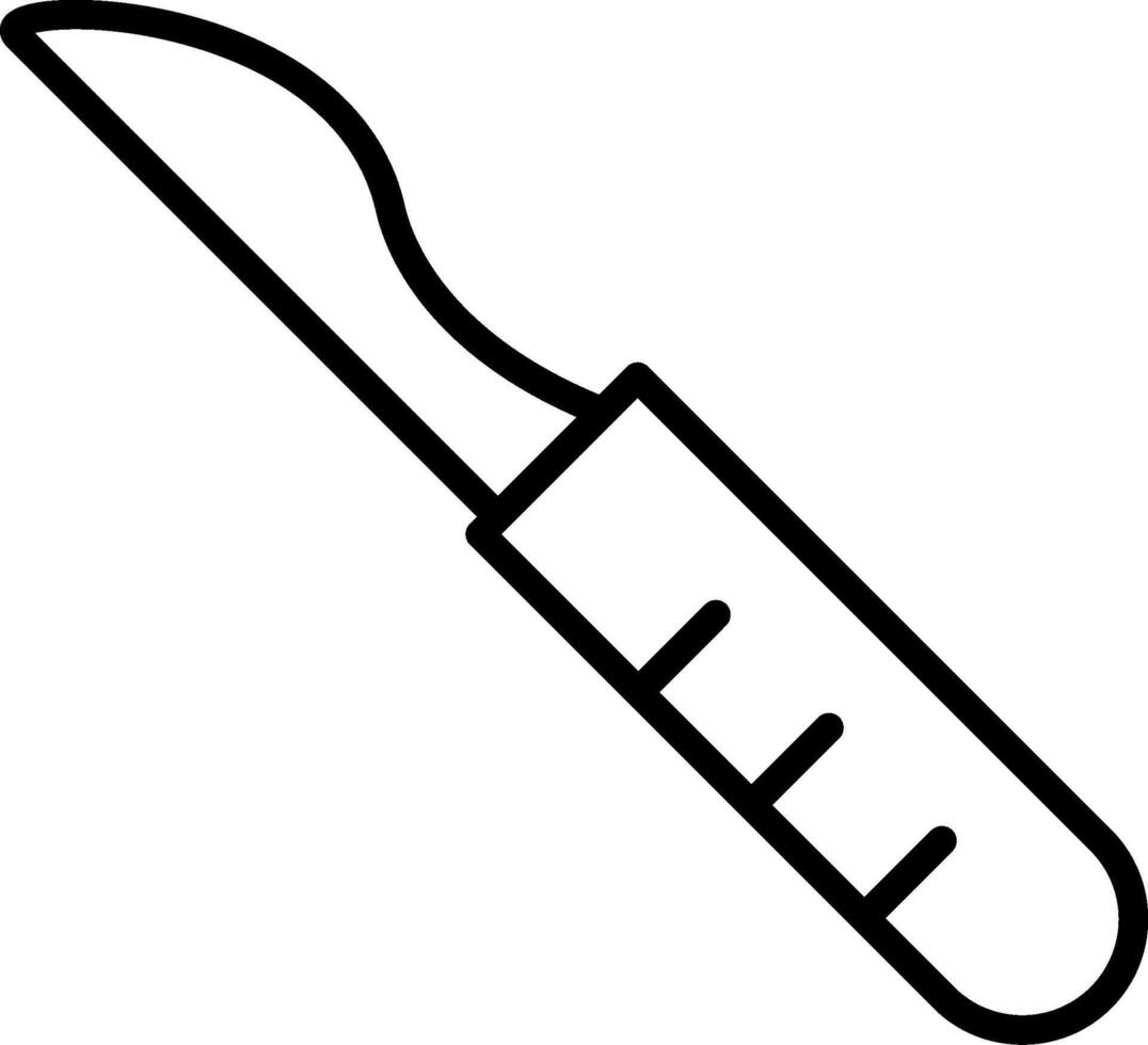 Surgical Knife Icon Design Symbol vector