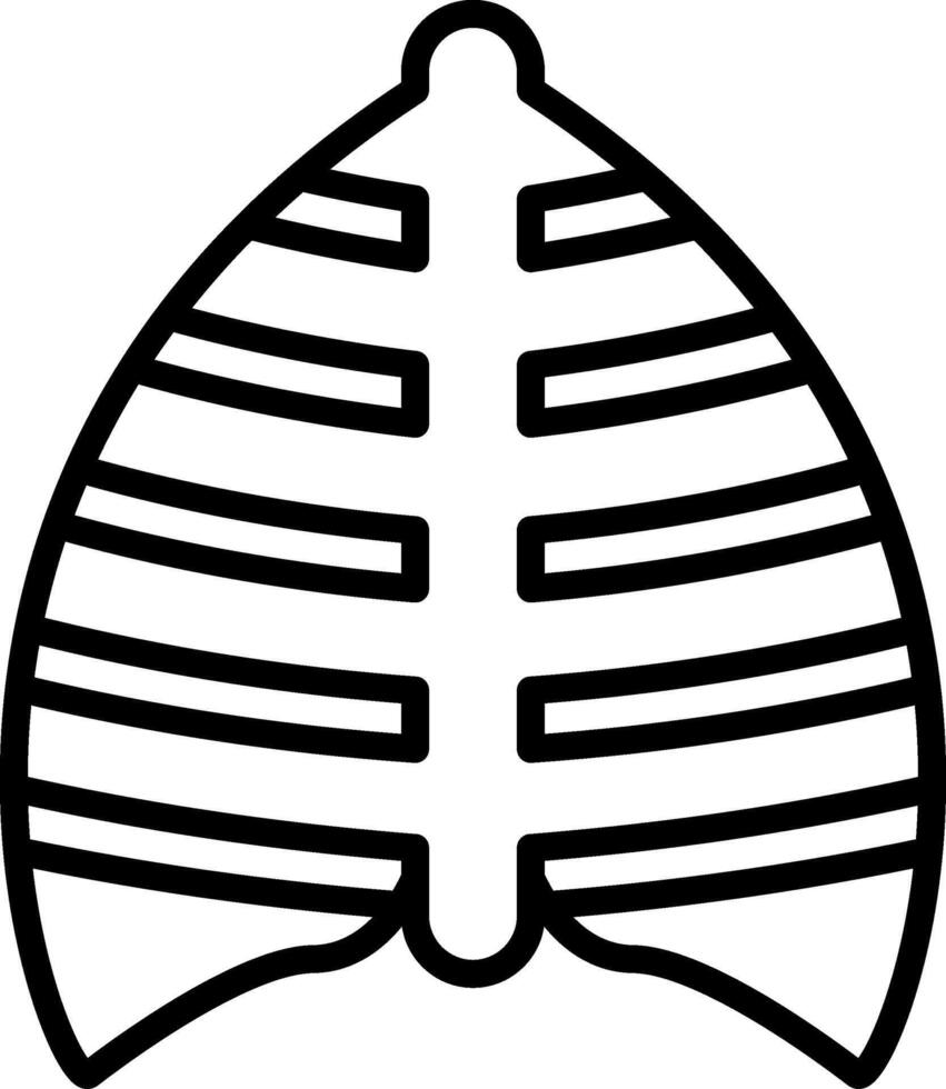 Ribs Icon Design Symbol vector