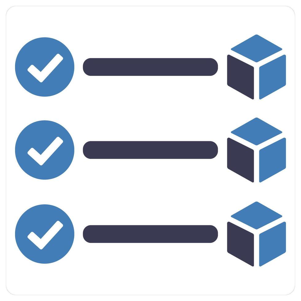 Block confirmation and cryptocurrency icon concept vector