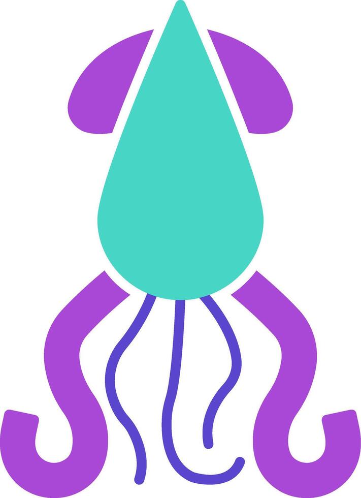 Squid Icon Design Symbol vector