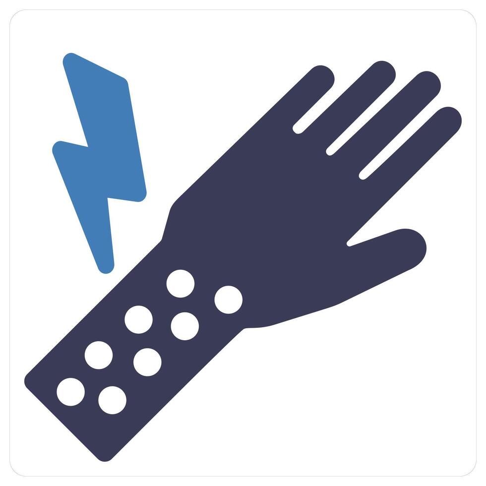 Rash and allergic icon concept vector
