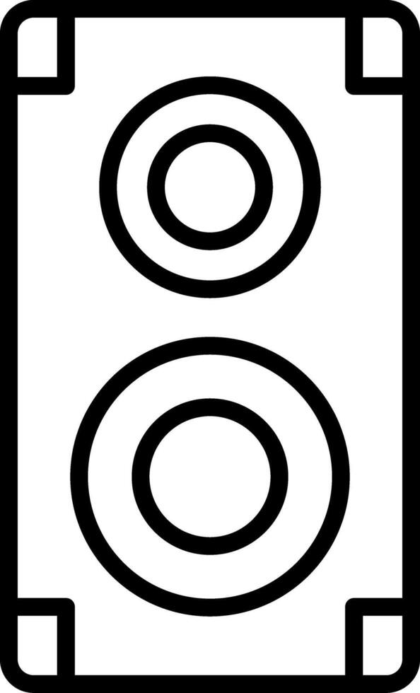 Speakers Icon Design Symbol vector
