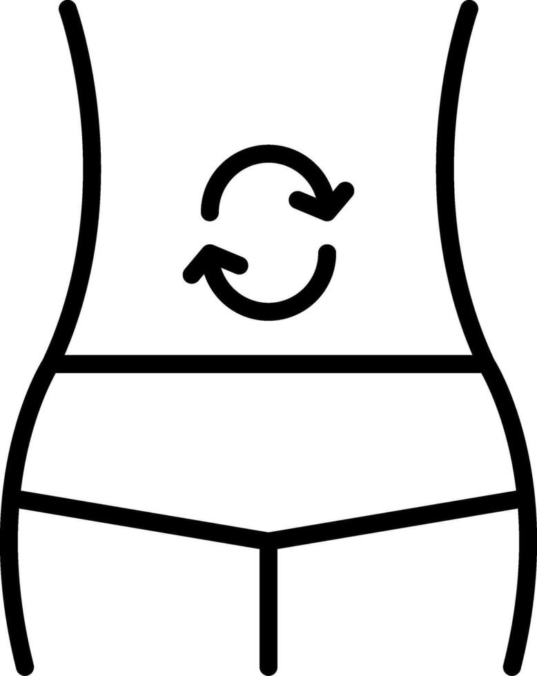 Belly Icon Design Symbol vector
