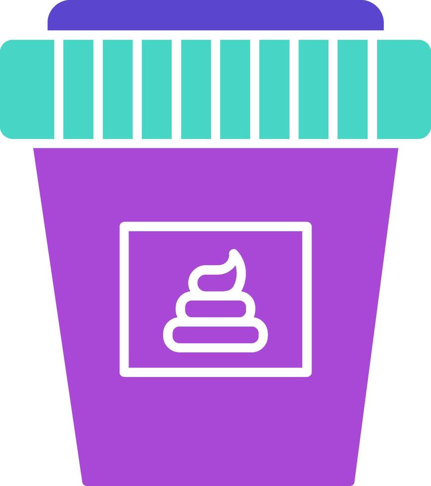 Stool Test Icon Design Symbol vector
