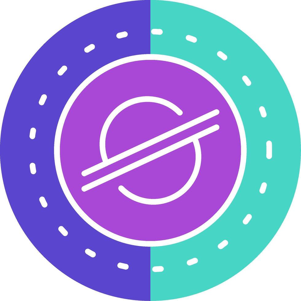 Steller Lumens Icon Design Symbol vector