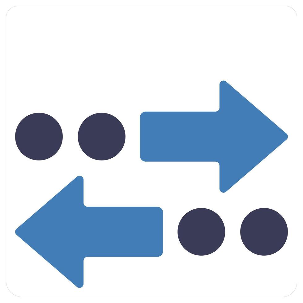 Motion and direction icon concept vector