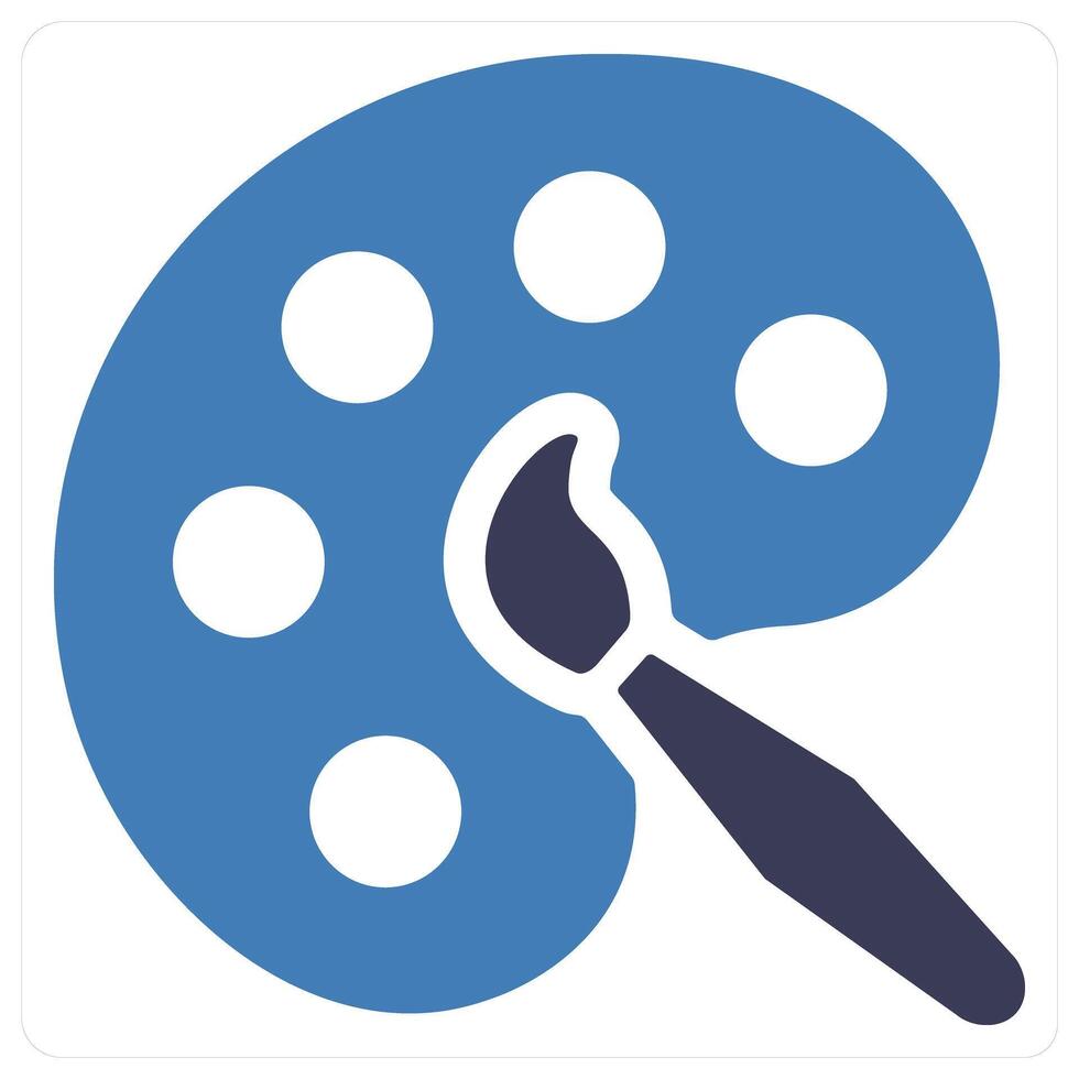 Art and painting icon comcept vector