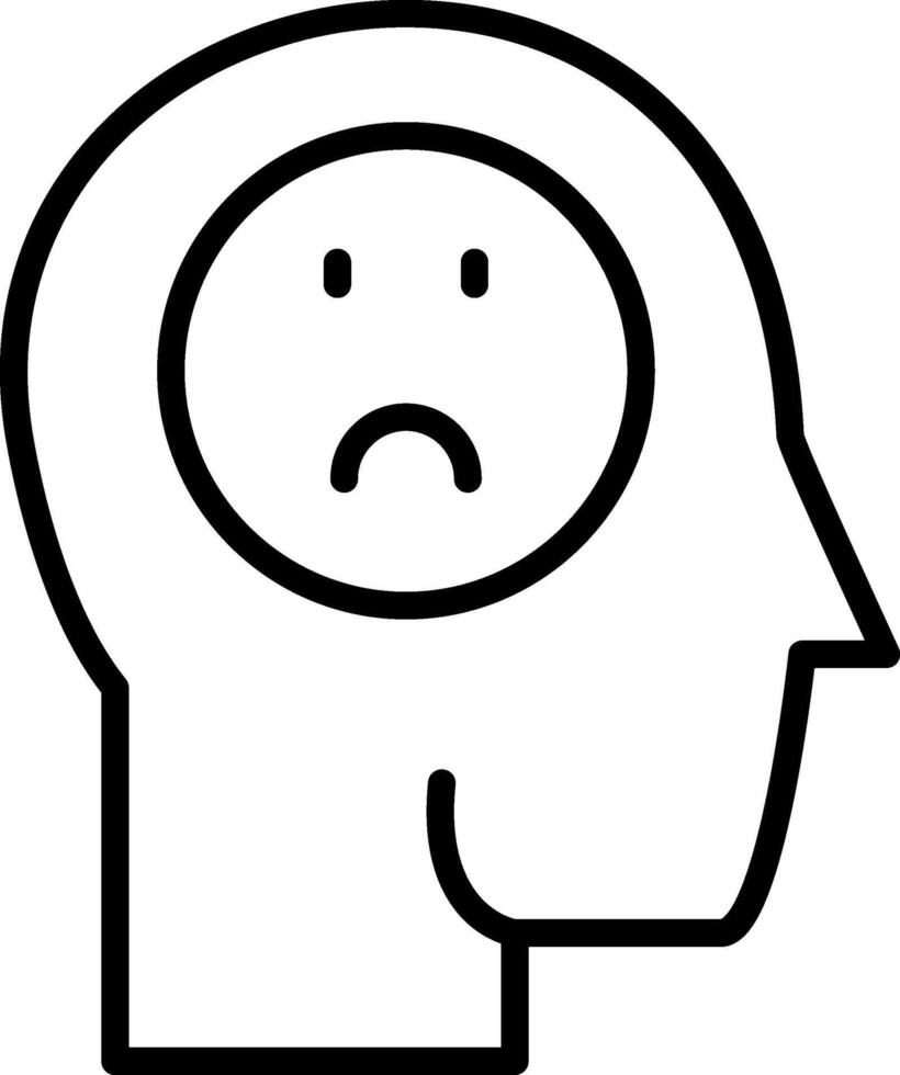Depression Icon Design Symbol vector