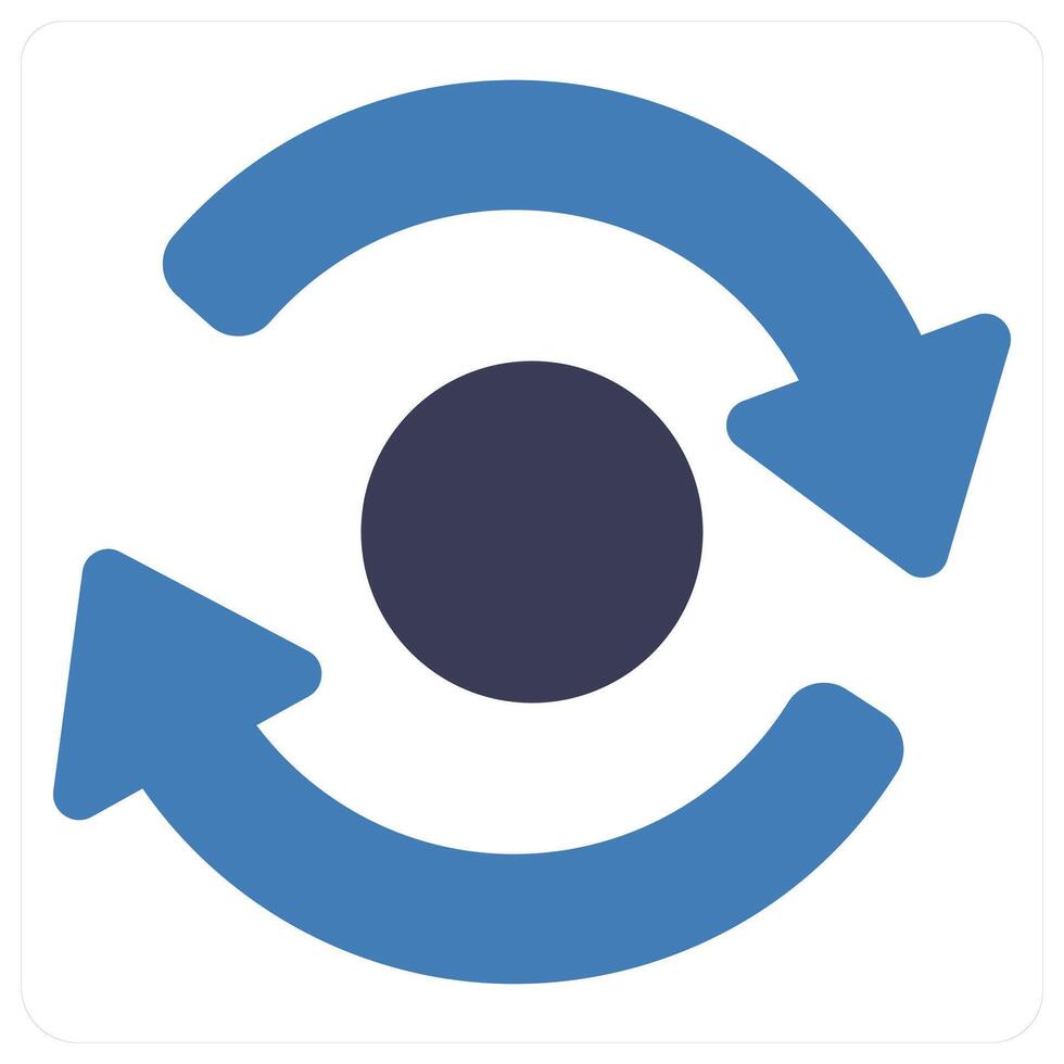 Rotate and direction icon concept vector