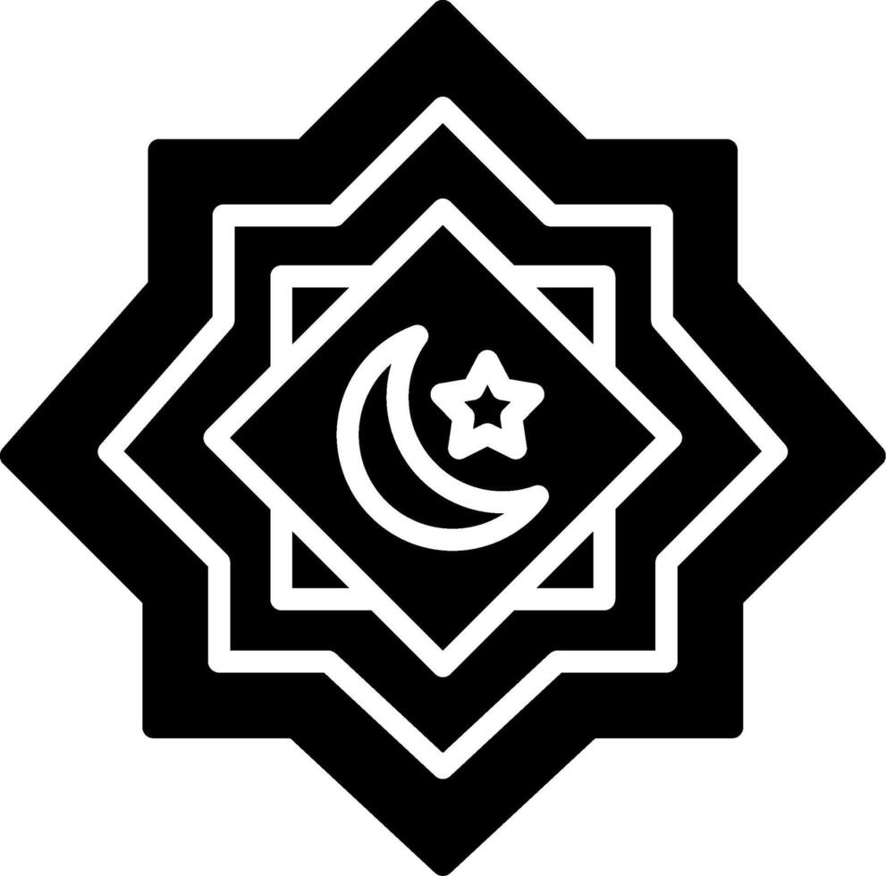 Rub El Hizb Icon Design Symbol vector