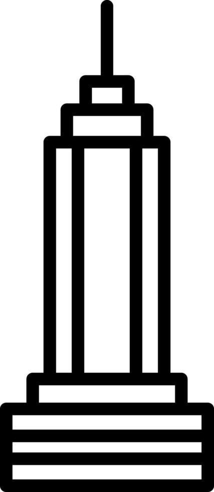 Empire State Icon Design Symbol vector