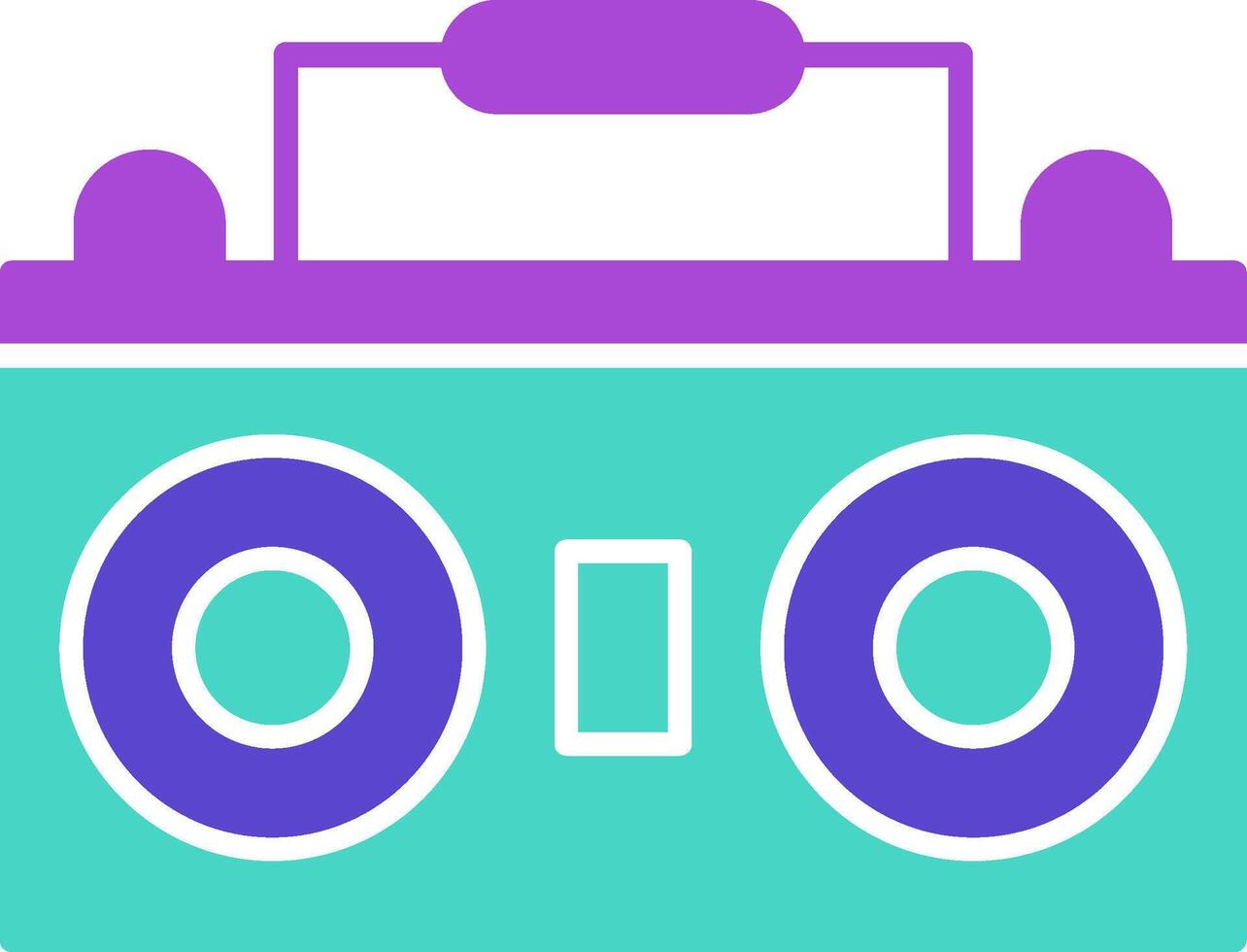 Tape Recorder Icon Design Symbol vector
