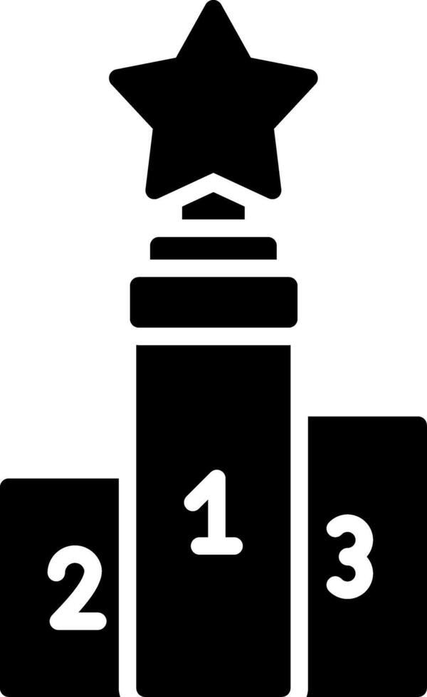 Podium Icon Design Symbol vector