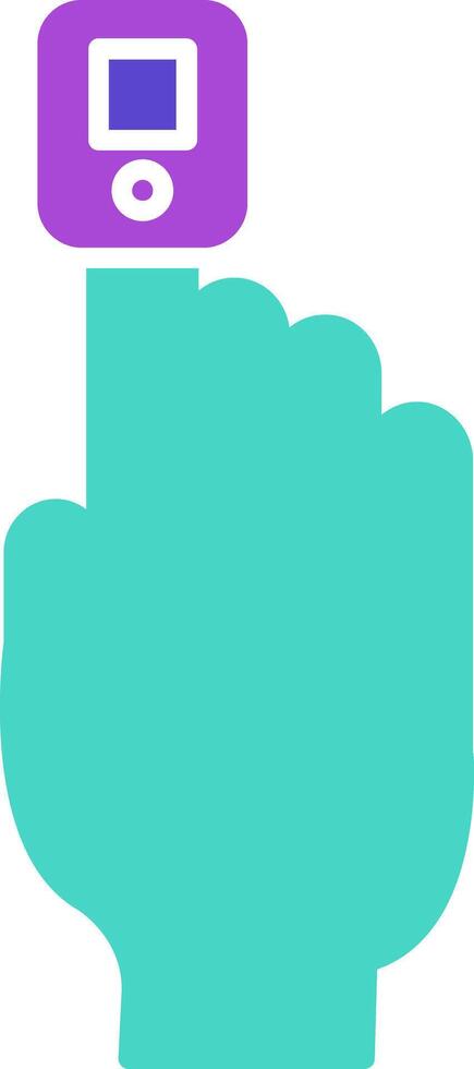 Oximeter Icon Design Symbol vector
