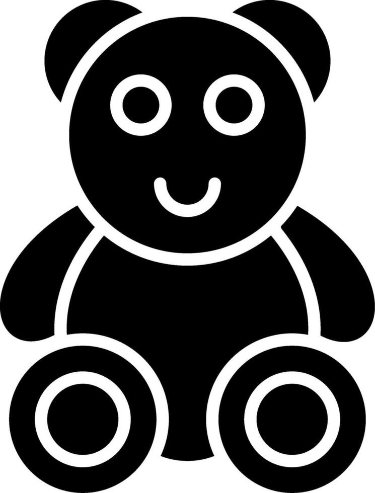 Plush Toy Icon Design Symbol vector