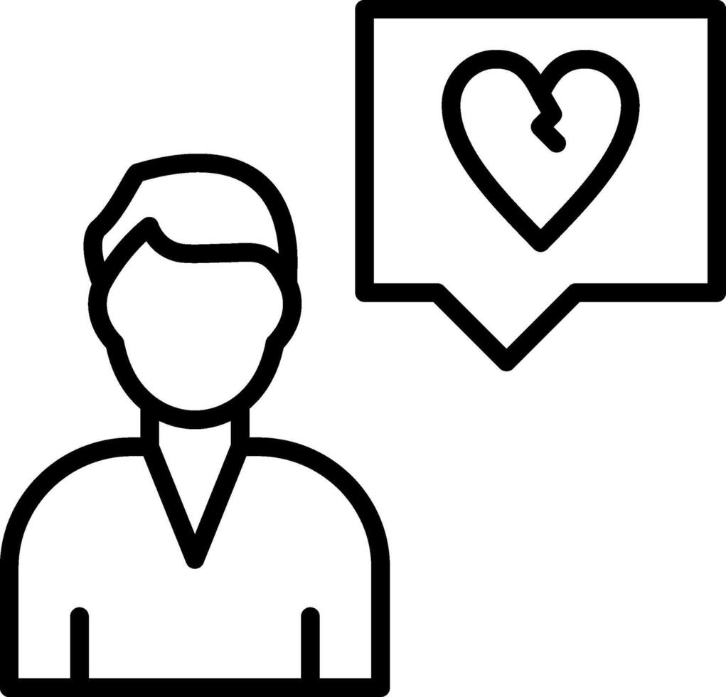 Broken Heart Icon Design Symbol vector