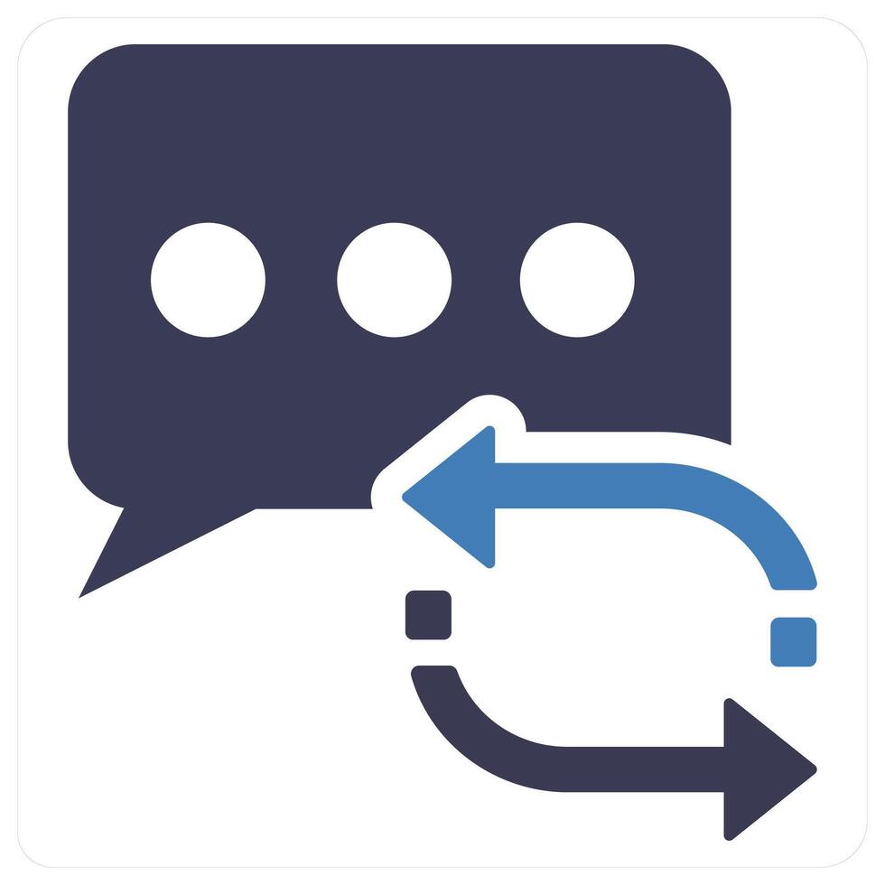 Refresh Message and communication icon concept vector