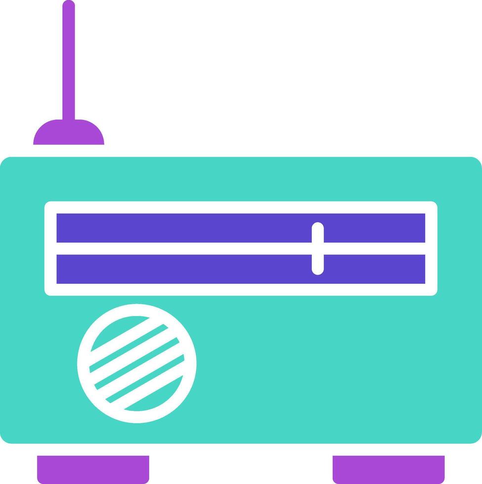 Radio Icon Design Symbol vector