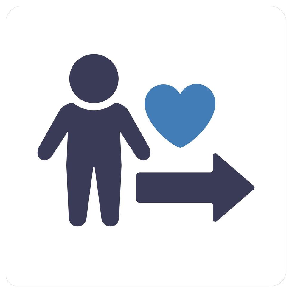 Show Empathy and heactive listeningth icon concept vector