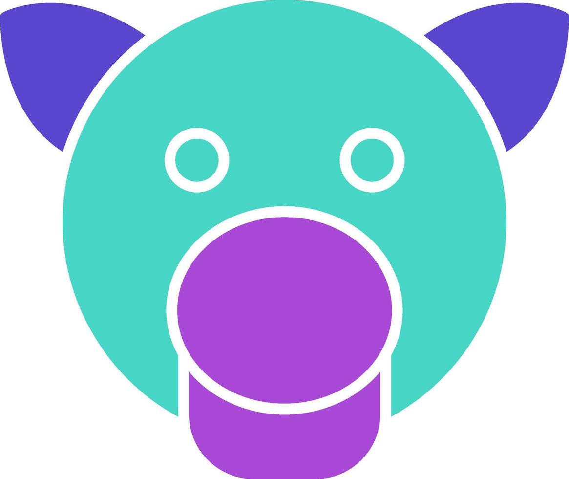 Pig Icon Design Symbol vector