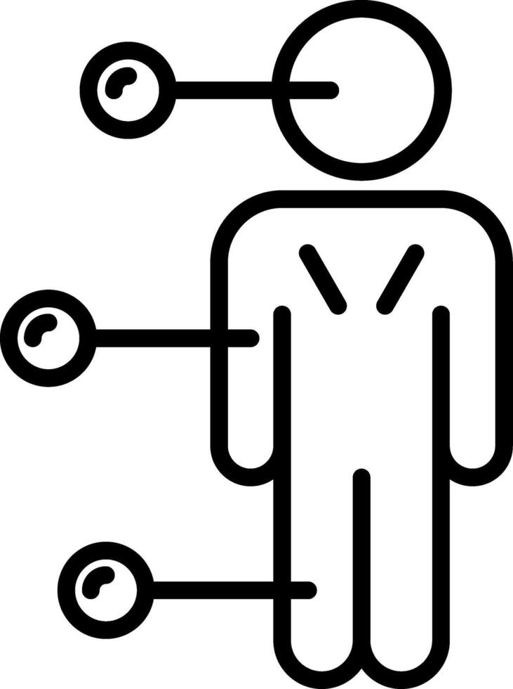 Human Body Icon Design Symbol vector