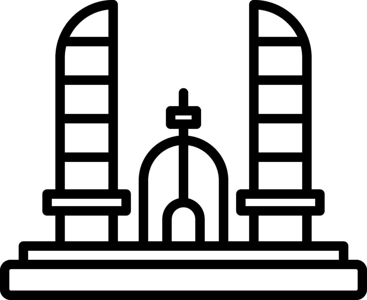 Democracy Monument Icon Design Symbol vector