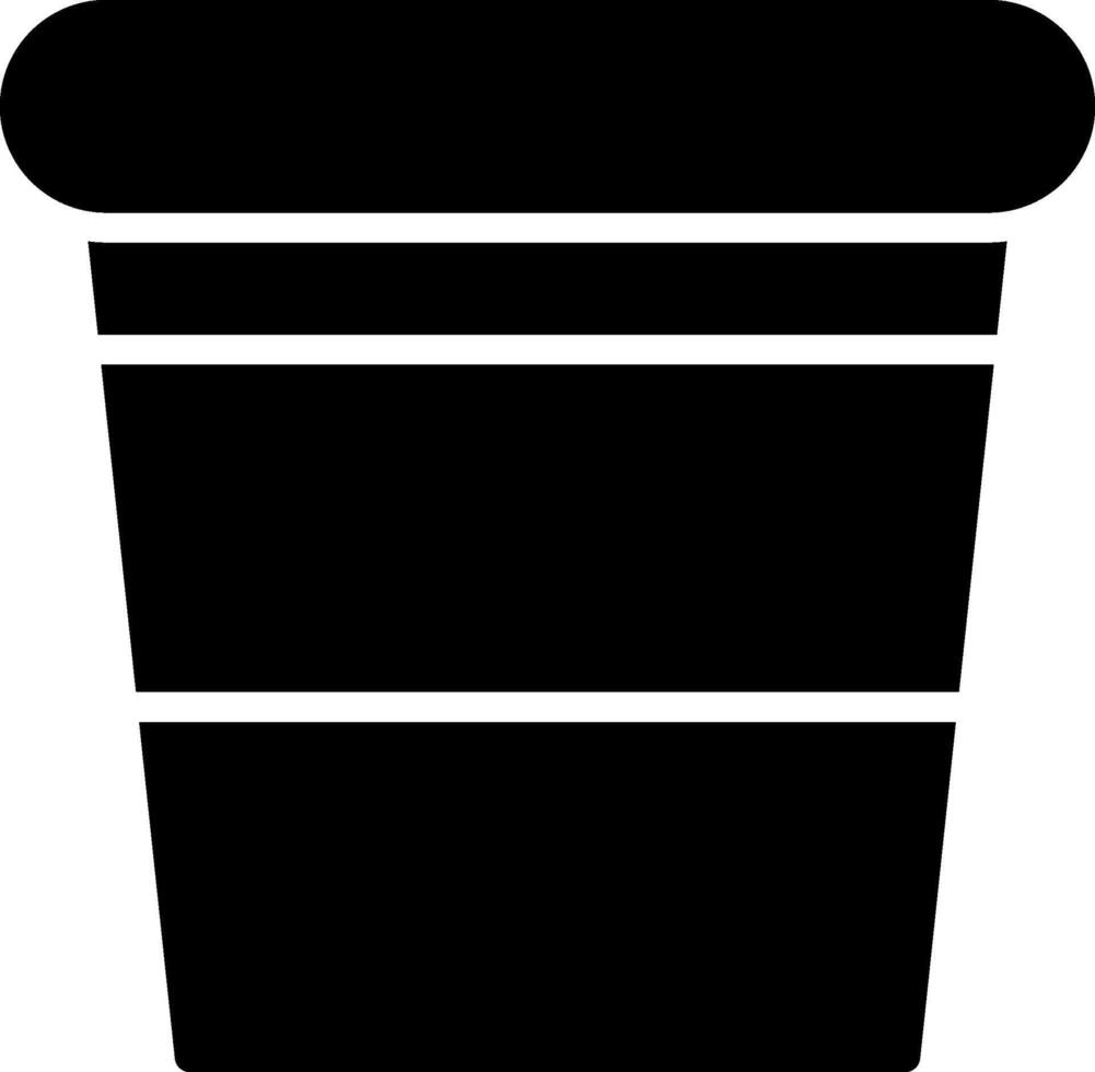 Bucket Icon Design Symbol vector