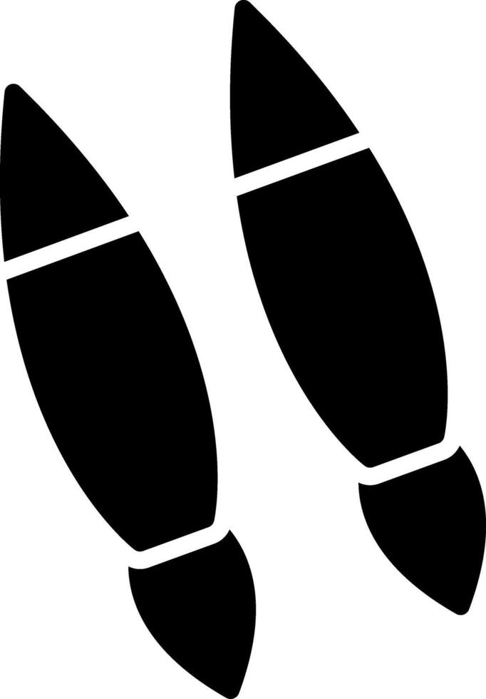 Two shoes icon on a white background vector