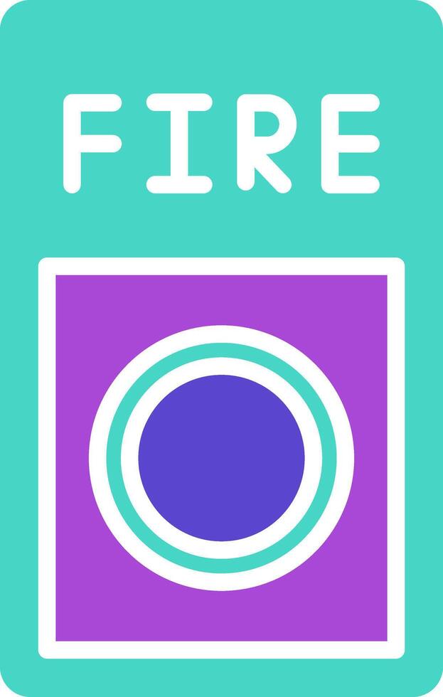Fire Button Icon Design Symbol vector